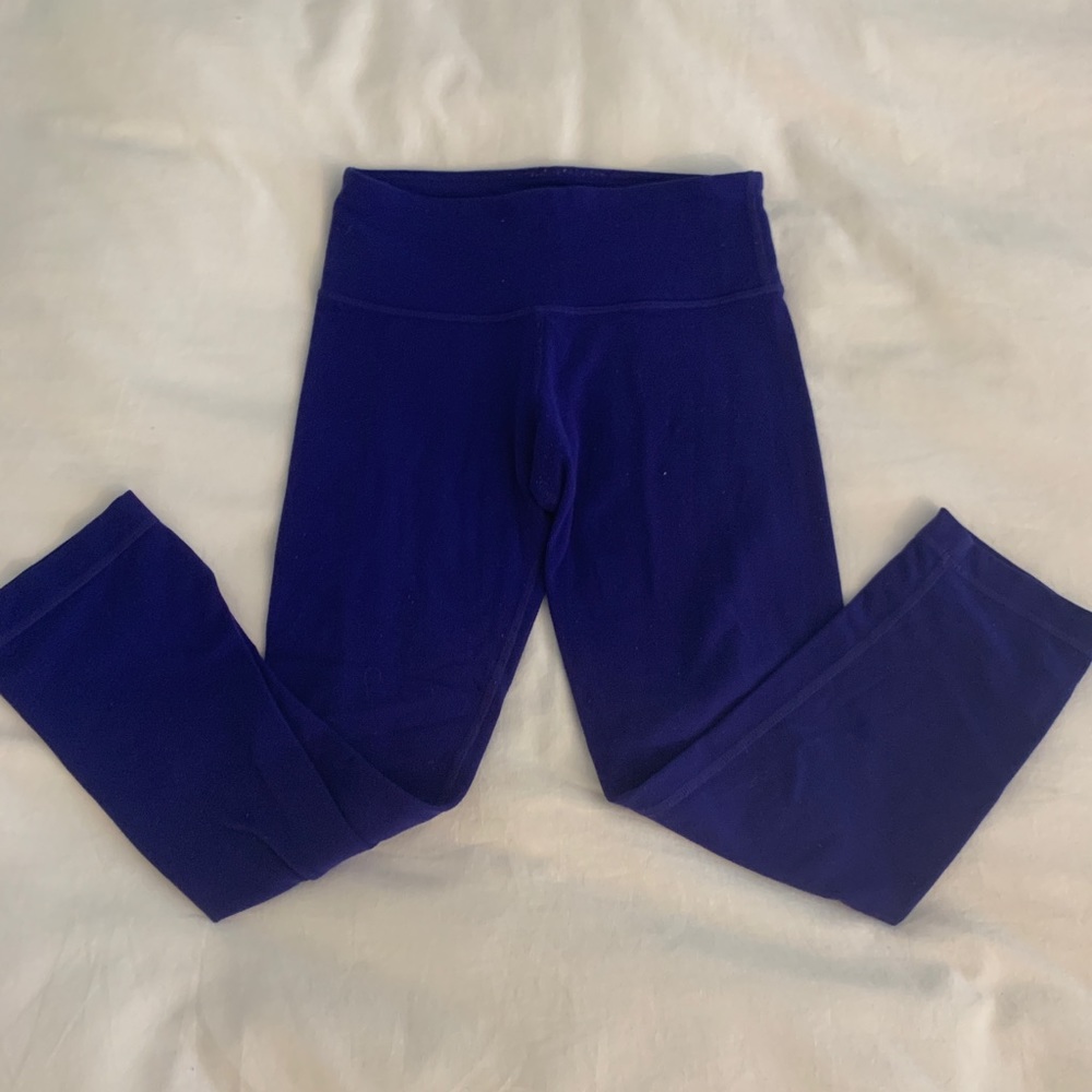 Lulu lemon cropped indigo yoga pants